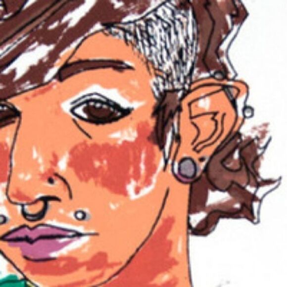 "Beauty is in the Eye of the Brush Holder" : print - Picture 2 of 3